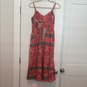 Old Navy colorful Paisley Maxi Dress with pockets
